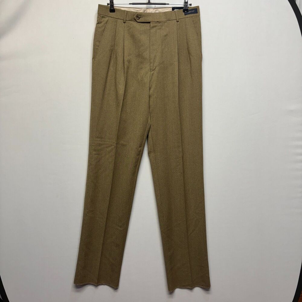NWT Ballin Classic Manchester Unhemmed Dress Pants Size 34 Comfort EZE D097 -6